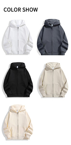 Sudadera de Algodón Grueso para Hombre, Diseño con Capucha y Bolsillo, para Impresión Puff, Logotipo Personalizado y Bordado - Product Image 4