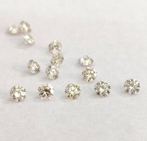 เพชรสีขาวทรงกลมธรรมชาติสี I-J สดใสตัดกับ2มม.-เพชรธรรมชาติคุณภาพสูง - Product Image 2