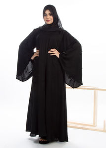 Nouvelle collection 2025 : Abaya musulmane grande taille, manches longues, haute qualité, pour usage quotidien, disponible dans toutes les couleurs, personnalisable, vente en gros - Product Image 3