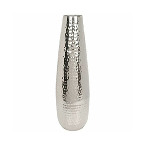 Nuevo florero de metal martillado de plata superlativo, la última maceta de metal elegante a precio mayorista para uso en la decoración del hotel del hogar - Product Image 1
