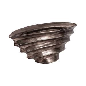 Sagebrook hogar pulido hecho a mano aluminio martillado Art Deco cuenco decorativo plata decoración del hogar acento Mesa sala de estar - Product Image 3