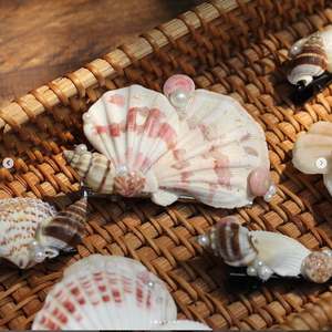 Starfish Shell Hair Sticks Pearl Clip para mujeres Regalo de cumpleaños Regalo del Día de la madre - Product Image 2