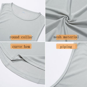Ropa deportiva para hombre 2025, Camisa sin mangas transpirable de secado rápido, entrenamiento para correr, chaleco deportivo de poliéster, camisetas sin mangas - Product Image 4