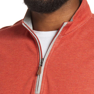 Men's Sweatshirt Half <b>Zip</b> Fleece Pullover Quarter <b>Zip</b> <b>Shirts</b> Cropped Sweat <b>shirt</b> Quarter <b>Zip</b> Pullover Sweaters OEM Serviced - Product Image 4