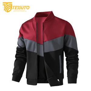 Blouson aviateur zippé léger et extensible de coupe décontractée pour homme - Product Image 3