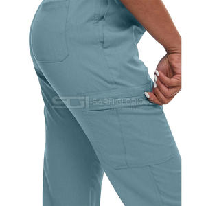 Hospital Medical Men <b>Doctor</b> Scrub Suits for Summer Men Wear Hospital Scrubs Nursing Surgical Uniforms <b>Sets</b> for Men - Product Image 2