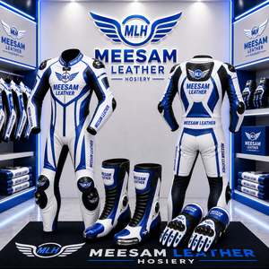 Traje de Motociclismo Unisex de Cuero Premium, Manga Larga, Protección Interna/Externa, Ventilación Transpirable, Ajuste Cómodo - Product Image 3