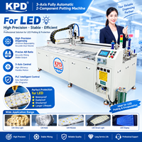 Machine de scellement de colle AB à deux composants haute précision 3 axes pour modules, bandes, lampes et composants électroniques d'alimentation LED