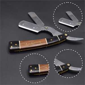 Nouveauté 2023 Rasoirs de Barbier en Acier Inoxydable pour Cadeau - Design Imprimé Élégant Couleur et Logo Personnalisables - Product Image 2