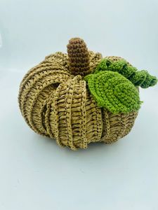 Calabaza de Rafia Hecha a Mano Única, Decoración de Halloween, Acción de Gracias y Cosecha, Ecológica, de Alta Calidad, Envío Rápido - Product Image 3