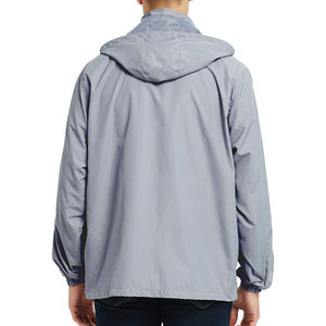 Top tendance sur mesure veste coupe-vent pour hommes coupe confortable col à capuche toile à séchage rapide nouveau Design élégant prix avant - Product Image 6