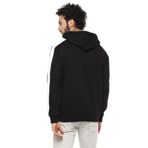 Venta al por mayor Casual Capucha Hombres Sudadera con capucha Logo Estilo de pecho Pullover Hombres Sueltos en blanco negro Sudaderas con capucha - Product Image 3