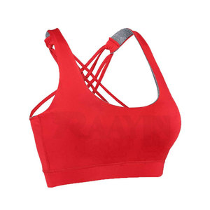 Sujetador deportivo de moda para mujer más vendido Fitness Wear Workout Sujetador deportivo transpirable Venta en línea - Product Image 4