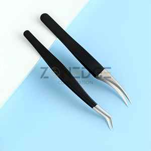 Top Quality Stainless Steel Tweezers Grafting Lashes Isolation Tool Volume Lashes Tweezers for <b>Eyelash</b> Extension - Product Image 2