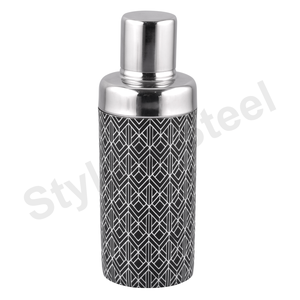 Shaker à Cocktail en Acier Inoxydable Premium Deluxe 500ml et 700ml Shaker à Cocktail Imprimé Produit Métallique en Gros - Product Image 1