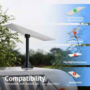 Kit de Montaje en Techo Starlink Gen 3 V3: Soportes Ajustables y Adaptador de Poste para Antena <span class=keywords><strong>Satelital</strong></span> Estándar - Product Image 3