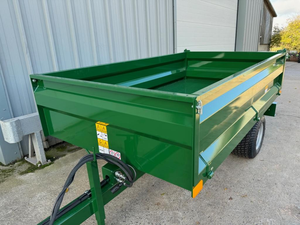 Remorque de chantier de qualité export avec châssis renforcé, capacité 2 tonnes, système de basculement pour le manutention de matériaux en vrac - Product Image 3