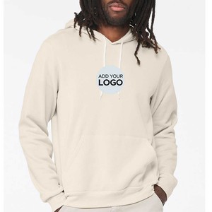 Sudadera con Capucha Básica de Algodón Marrón Bella+Canvas con Cremallera, Sudadera de Algodón y Poliéster - Product Image 6