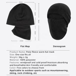 Windproof Polyester Winter Fleece Face Skimask Man Balaclava for Adults Daily Use - Product Image 2