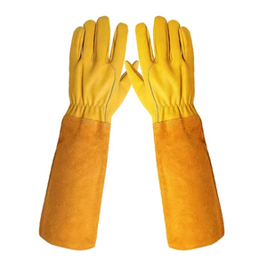 Guantes de soldadura resistentes al fuego Guantes de cuero profesionales de alta calidad - Product Image 5