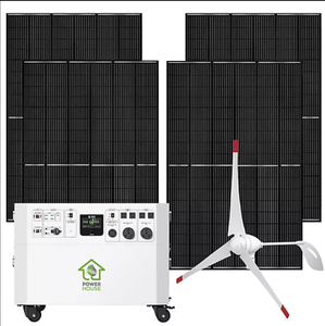 เครื่องกำเนิดไฟฟ้าพลังงานแสงอาทิตย์ Nature's Generator 14,400/7,200 วัตต์ รุ่น Gold Plus We Generator, สวิตช์ไฟฟ้า, (4) แผงโซลาร์เซลล์ 410 วัตต์, กังหัน - Product Image 2