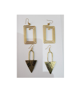 ต่างหูทองเหลืองบุคลิกภาพจี้หูคุณภาพพิเศษการออกแบบทริกเกอร์ที่ดีที่สุดต่างหูทองเหลืองการออกแบบที่ไม่ซ้ําใคร - Product Image 5