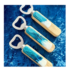 Excellent Wood & Resin Bottle Opener Custom Bar <b>Table</b> Bottle Opener Round Crafts Top Selling Sale - Product Image 6