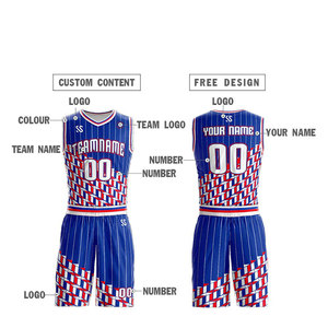 Uniforme de basket-ball tendance avec ensembles imprimés de logo personnalisé nom de l'équipe de sublimation cousu dessus - Product Image 4