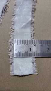 Rubans de velours frangés de 1.5 pouces sur mesure non teints pour la revente de projets d'art et d'artisanat de style nautique et lettre - Product Image 4