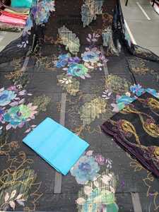 Hot bán faransawi váy cưới chất lượng cao nhiều màu in dệt tinh thể đá dirac somali vải lụa thoáng khí - Product Image 6