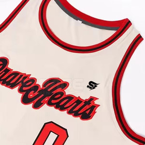 Maillot de basket-ball grande taille fabriqué par des professionnels, polyester/maille durable, anti-froissement, respirant, séchage rapide, léger - Product Image 3