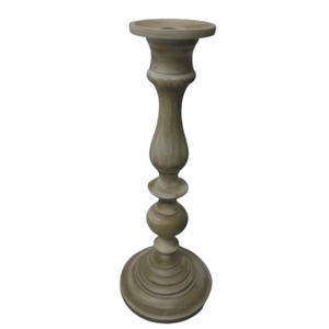 Ensemble décoratif en aluminium de 2 bougeoirs en métal avec revêtement en poudre bleu pour la décoration de la maison et du mariage. - Product Image 4