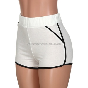 กางเกงขาสั้นเอวสูงสำหรับผู้หญิงกางเกงขาสั้นสำหรับเล่นโยคะฟิตเนสลำลองสำหรับฤดูร้อนระบายอากาศได้ดีมีลายทาง - Product Image 6