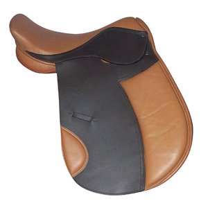 Sillín inglés duradero y elegante de primera calidad, herramienta de entrenamiento ecuestre de estilo occidental de cuero genuino para montar a caballo - Product Image 2