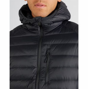 Chaqueta acolchada de invierno con capucha y cierre de cremallera para hombre, chaqueta acolchada de calle para exteriores - Product Image 6