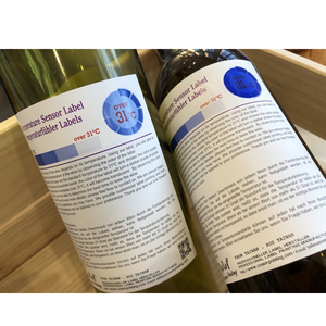 Pegatina de temperatura termocrómica activada por calor - Product Image 1