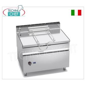 Poêle à gaz, inclinaison motorisée, capacité 120 lt, 1200x900x900h - Product Image 2