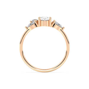 REYES Luxury 925 Sterling Silver Wedding Engagement Rings Elegant GRA Certified Moissanite Handcrafted Bridal Gift <b>Jewelry</b> - Product Image 6