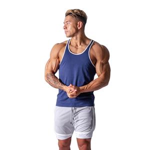Camiseta sin Mangas para Hombre, de Alta Calidad, en Oferta, Moderna, Nueva Llegada, Ajustada, para Fitness, Running, Entrenamiento, Chaleco Deportivo - Product Image 1