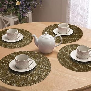 ผ้ารองจานปักแก้วลูกปัดสำหรับตกแต่งห้องครัว - Product Image 2