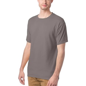 T-shirt pour homme à coupe classique pour l'été, fabriqué sur mesure avec logo personnalisé, marque privée, 100% coton, respirant, séchage rapide, en vente - Product Image 4