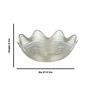 Decoración de mesa de lujo de alta calidad, cuenco colgante multiusos decorativo para el hogar, cesta de frutas de moda, artículos de cena, sopa para el hogar - Product Image 4