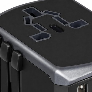 Adattatore Universale da Viaggio Europeo Portatile con 4 Prese AC e 4 Porte USB (Tipo-C) Caricatore Rapido 16A 220-250V in Materiale ABS - Product Image 5