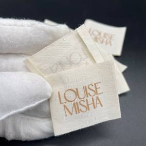 Tốt Nhất Bán Tùy Chỉnh 100% Cotton In Quần Áo Nhãn Vải Logo Tag In May Mềm Nhãn Cho Phụ Nữ Phù Hợp Với Và Túi Xách - Product Image 2
