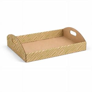 Personalized Food Trays with Handles Mod S 25x38x4 Cm-Paper - Product Image 2