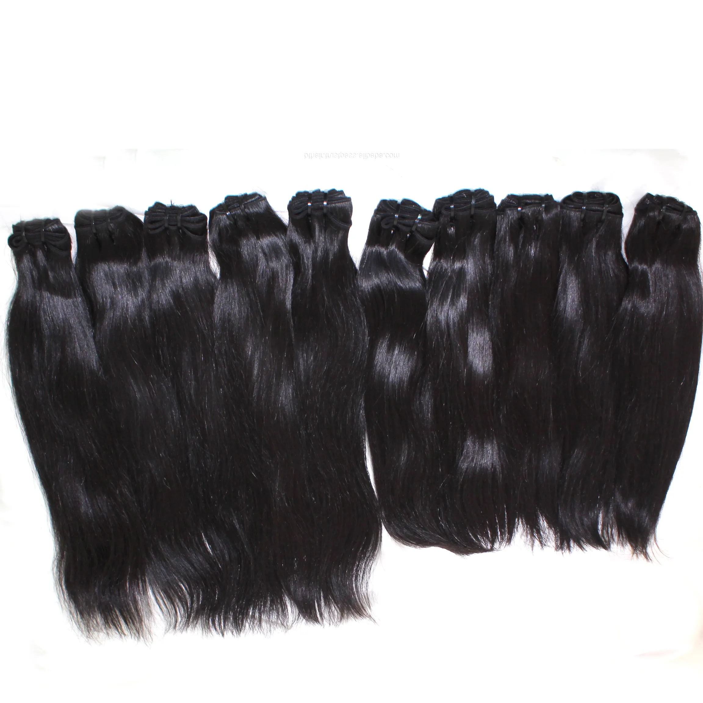 Вьетнамские необработанные девственные волосы в уток с двойной вытяжкой, лучшие продавцы волос, натуральные индийские волосы