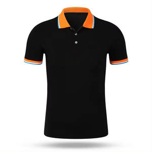 Vente en gros de t-shirts de golf grande taille pour hommes polo 100% coton tissu tricoté avec logo personnalisé vêtements de joueurs de golf grande taille - Product Image 1