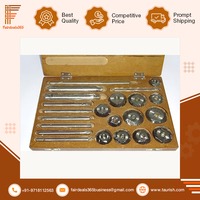 Juego/Kit de Cortadores de Asientos y Caras de Válvulas de Carburo de Alta Calidad - 12 Piezas para Coches y Motos Clásicos con 45HRC y Mango de Madera