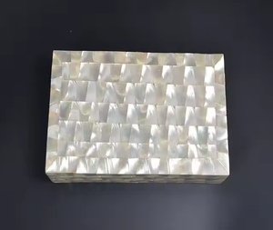 Organizador decorativo de joyas con incrustaciones de nácar para dormitorio o tocador para mujeres y niñas Cajas de nácar - Product Image 2