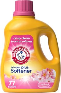 ARM & HAMMER Plus a Touch of Softener <b>Liquid</b> Laundry Detergent, Orchard Bloom Scent, 77 Loads, 100.5 fl oz - Product Image 4
